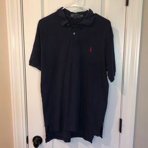 Men’s navy polo